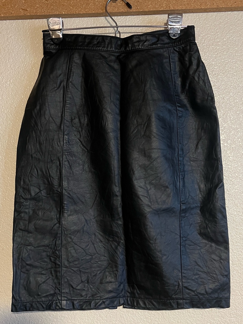 Vintage Amati -Leather Skirt